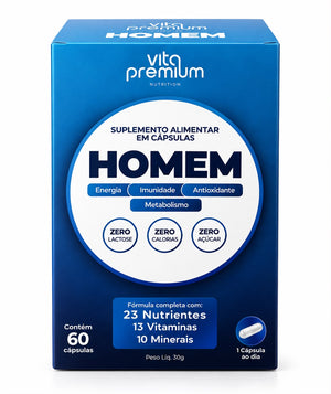 Multivitamínico Masculino com 23 Nutrientes