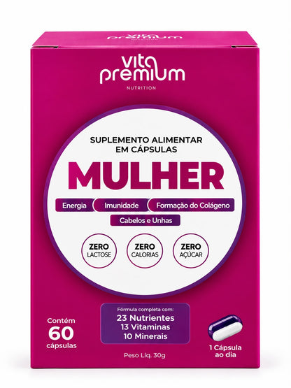 Multivitamínico mulher com 23 Nutrientes