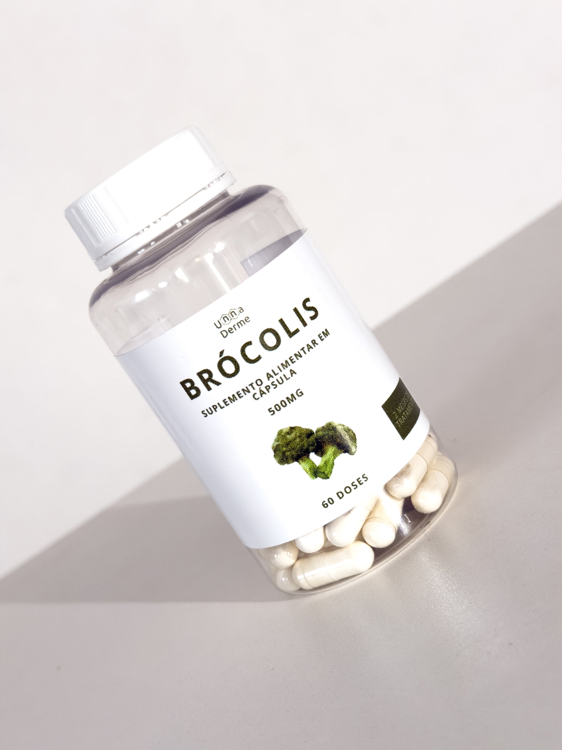 Brócolis Ativo em Pó 500mg — Muscular e Cerebral — Suplementos da Família