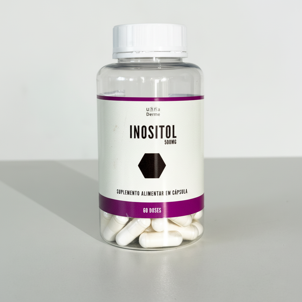 Inositol 500mg — Equilíbrio Hormonal e Metabólico — Suplementos da Família