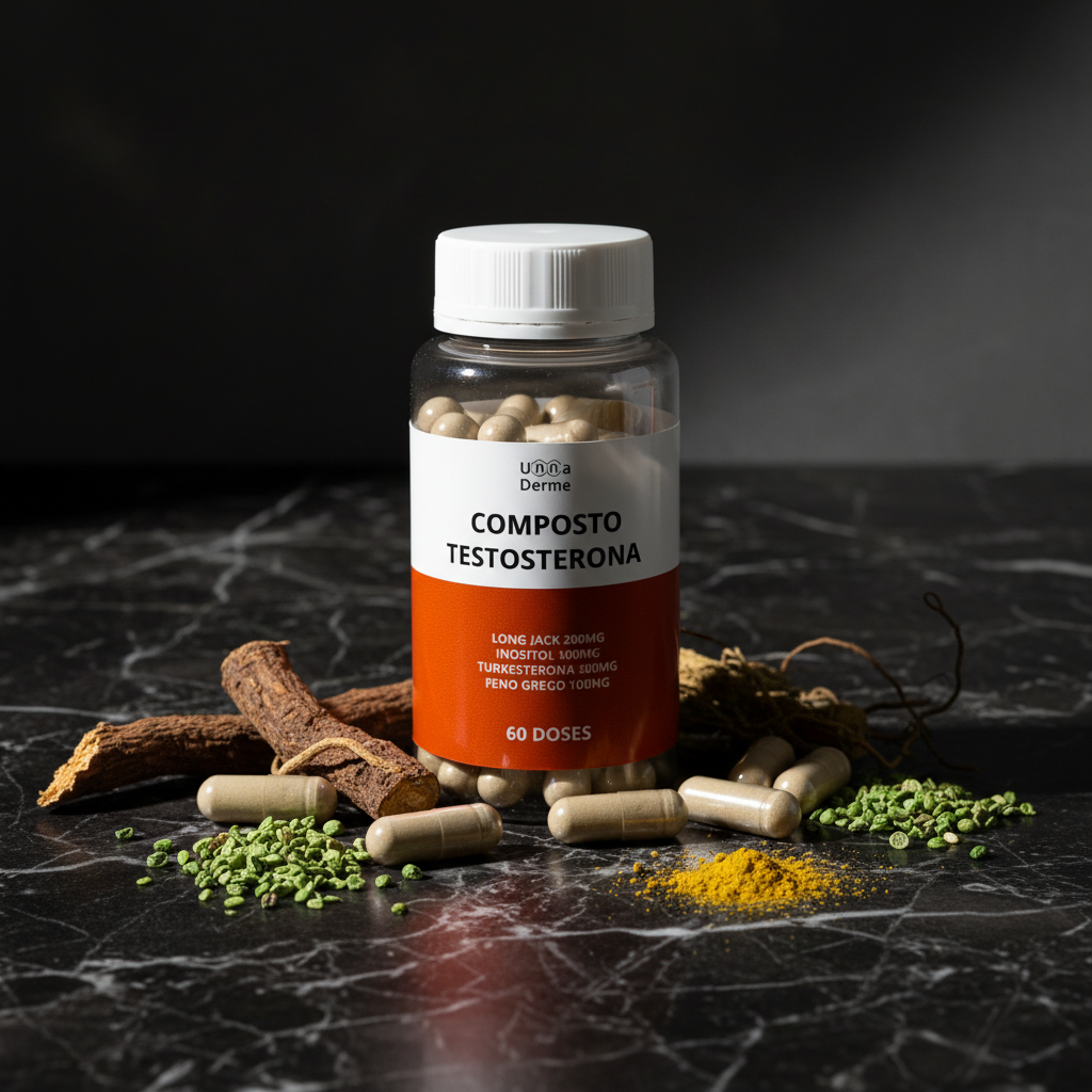Composto Testosterona - close cápsulas