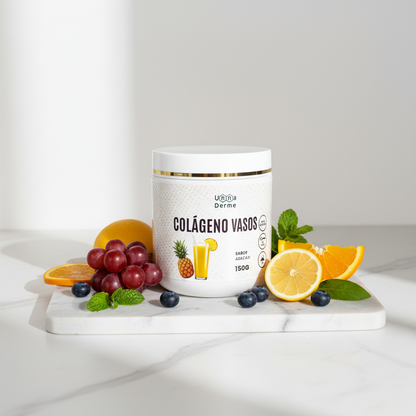 Colágeno Vasos - uvas e frutas vasculares
