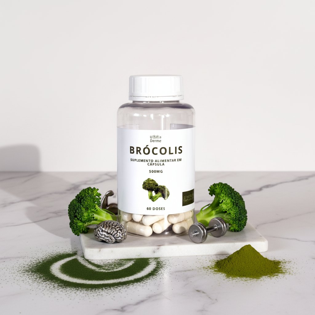 Secundária com brócolis e matcha